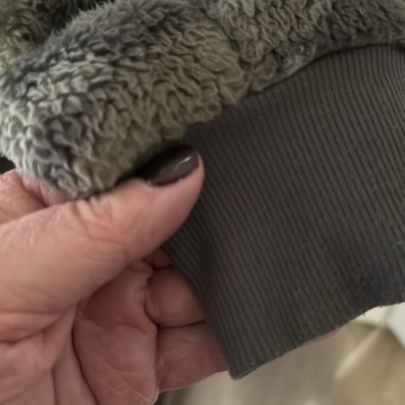 EXPRESS One Eleven Camouflage Hooded Jacket Faux Fur - Picture 5 of 10